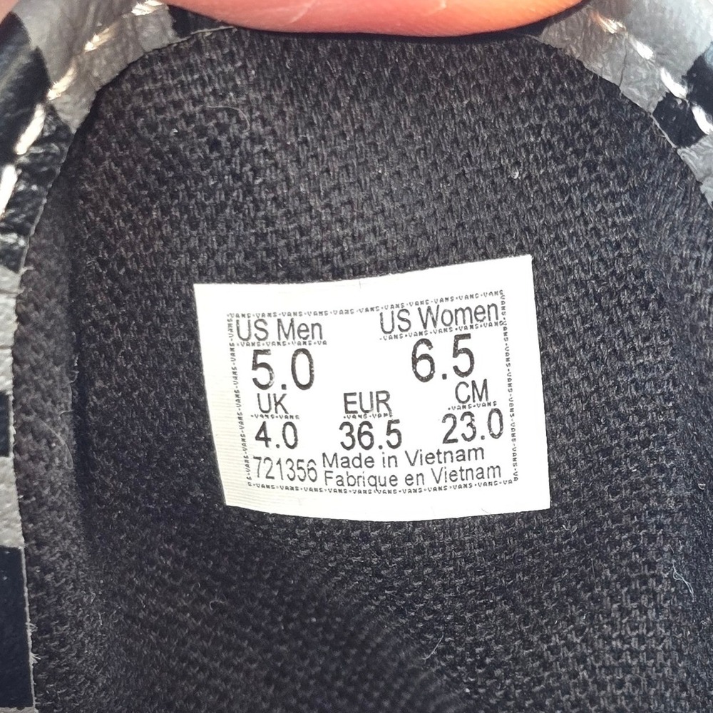 NWOT Vans x Billy's‎ Tokyo Era 3 Leather Sneakers Womens 6.5 Mens 5.0 Black - Picture 4 of 8
